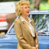 Paper Tiger 2025 Scarlett Johansson Brown Blazer