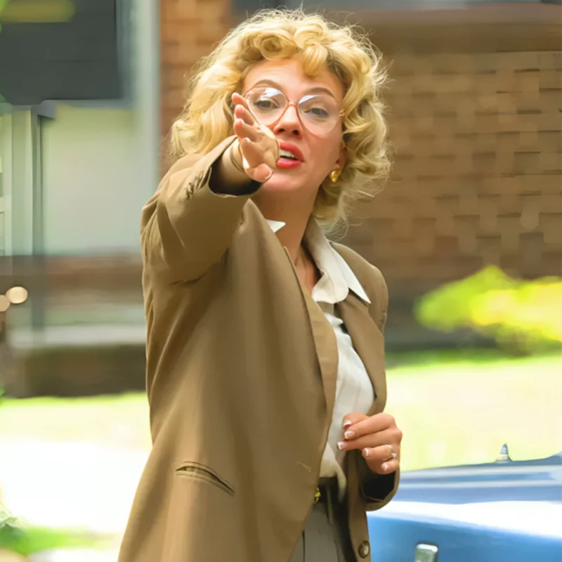 Paper Tiger 2025 ScarlettJohansson Brown Blazer