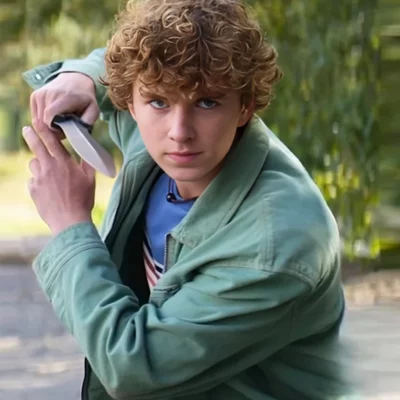 Percy Jackson and the Olympians Walker Scobell Green Jacket