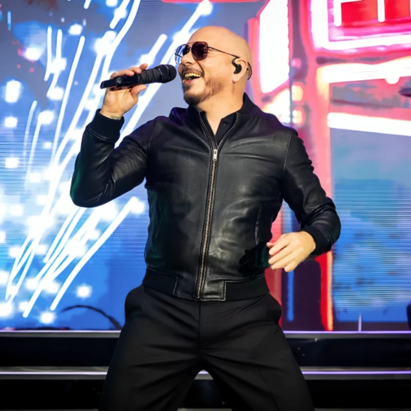 Pitbull Atlantis Paradise Island Black Leather Jacket