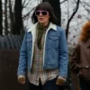 Poker Face S02 Alex Sherpa Denim Jacket