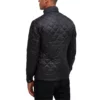 Pushers S01 Black Buttoned Quilted Jacket