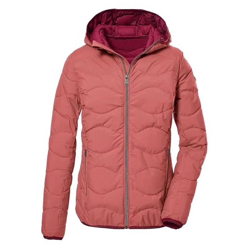 Pushers S01 Emily Pink Quilted Jacket
