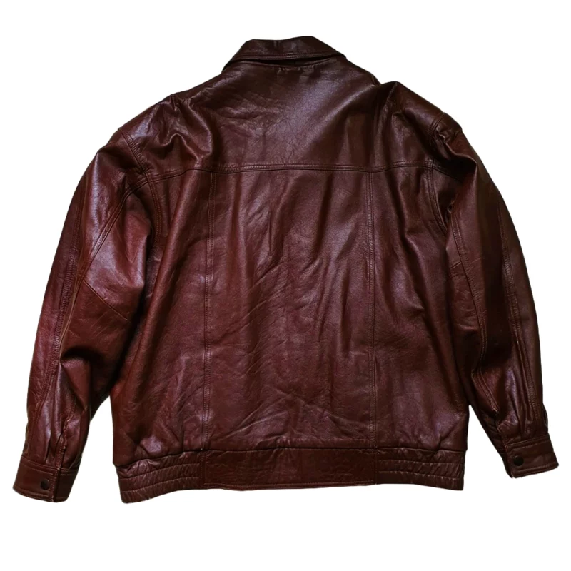 Pushers S01 Vintage Brown Leather Jacket