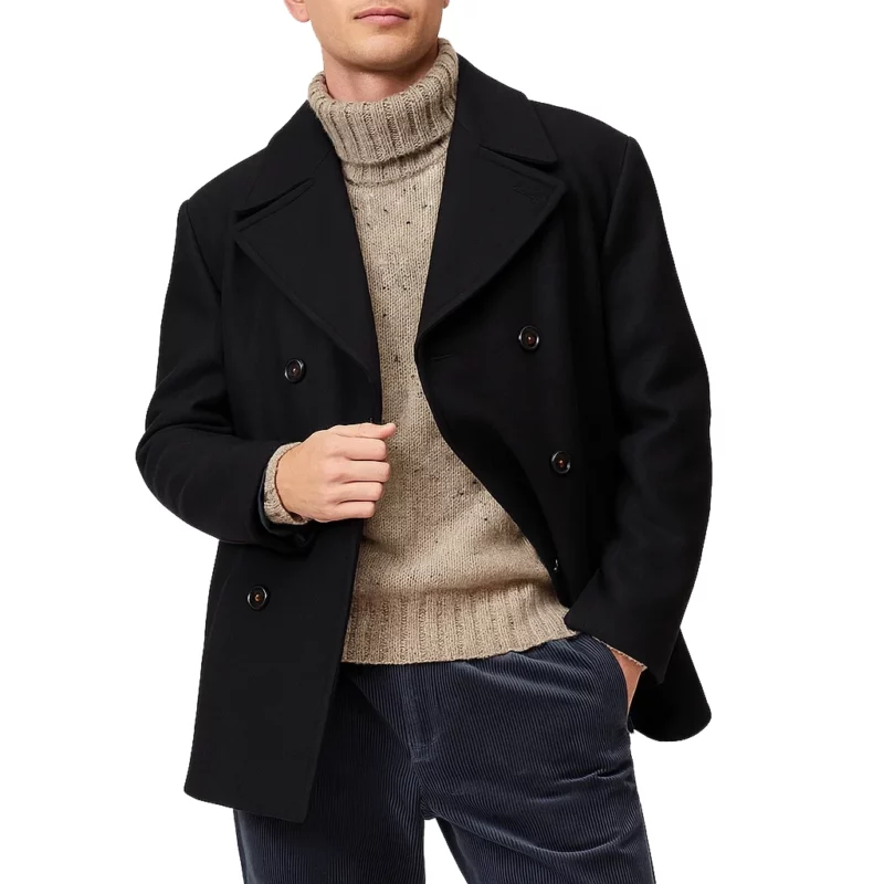 Raymond Ablack Ginny & Georgia Season 3 Joe Black Wool Peacoat