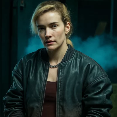 Relay Willa Fitzgerald Leather Jacket