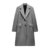 Resident Alien S04 Kate Hawthorne Grey Long Coat