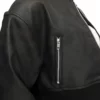 Resident Alien S04 Sara Tomko Cropped Black Leather Jacket