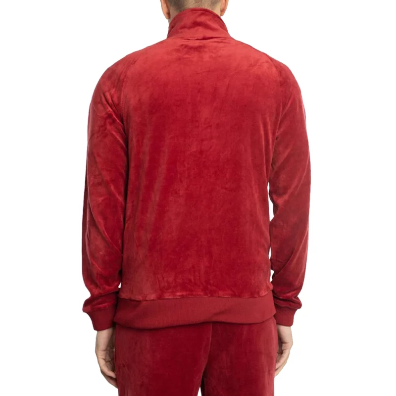 Richie Stevenson Mobland S01 Geoff Bell Red Velvet Tracksuit