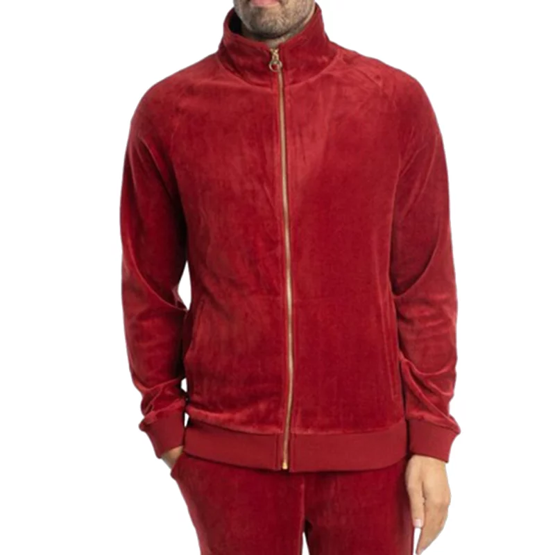 Richie Stevenson Mobland S01 GeoffBell Red Velvet Tracksuit
