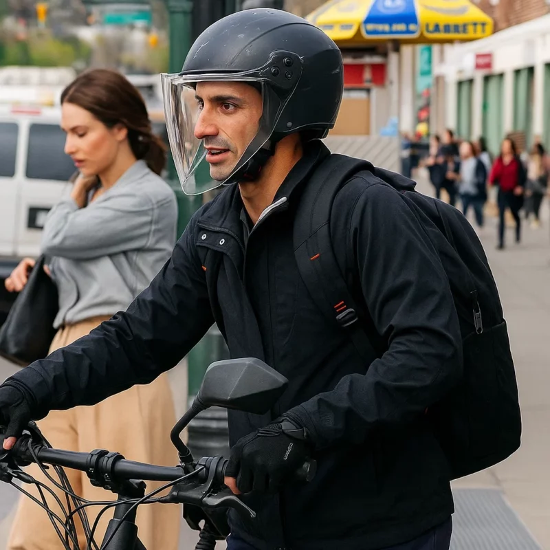 Riz Ahmed Relay 2025 Tom Black Jacket