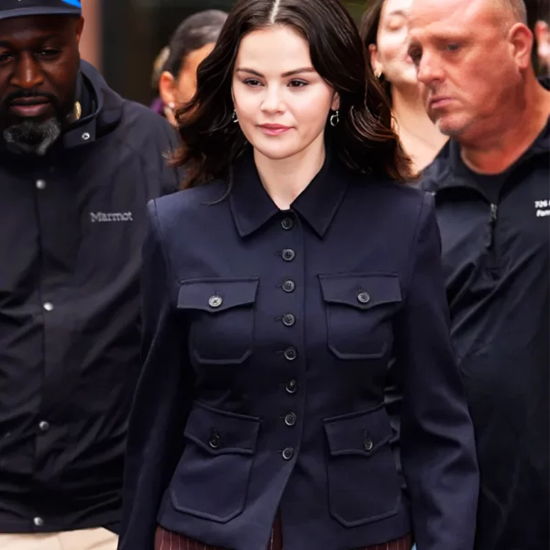 SelenaGomez NYC 2025 Jacket