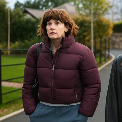 Such Brave Girls S02 Louise Brealey Purple Jacket