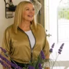 Sun Sea and Selling Houses Gold Bomber Jacket