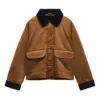 Taylor Blackwell Resident Alien S04 Liza Vanderspeigle Brown Jacket