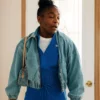 The Bear S04 Denim Bomber Jacket