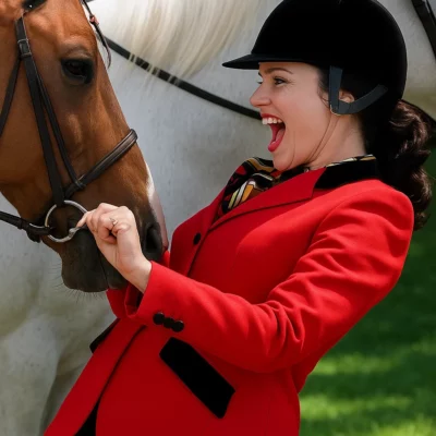 The Nanny S06 Fran Fine Red Blazer