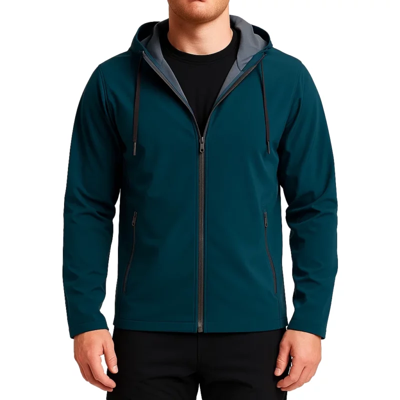 The North BartHarder Blue Hooded Jacket