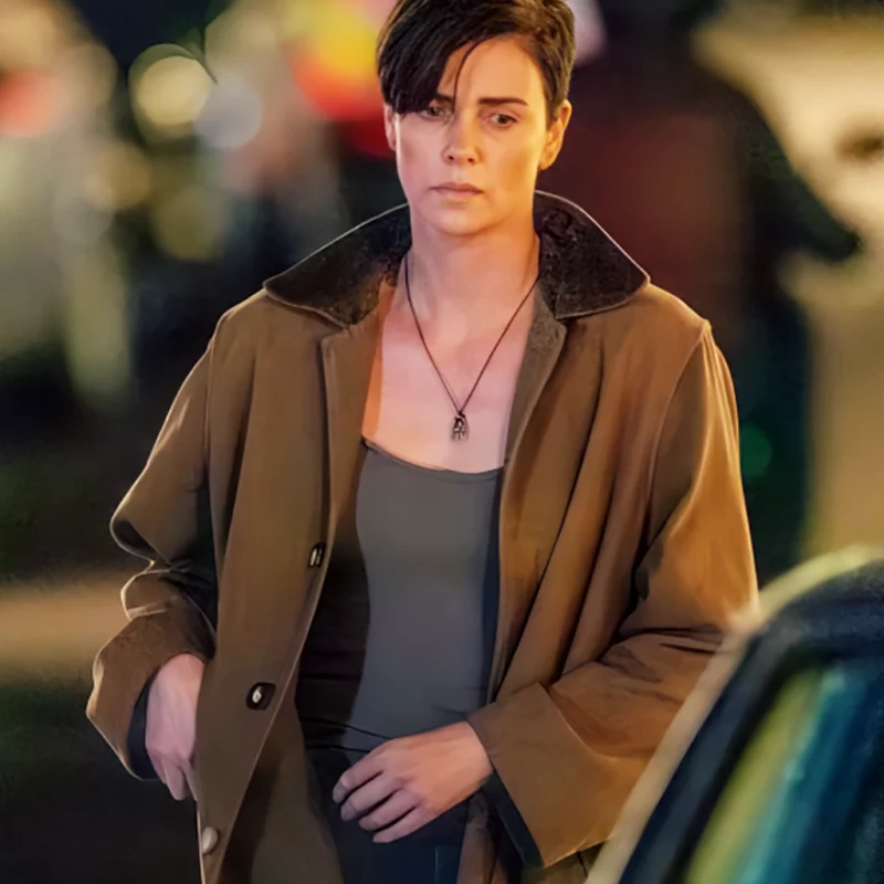 The Old Guard Charlize Theron Andy Trench Coat