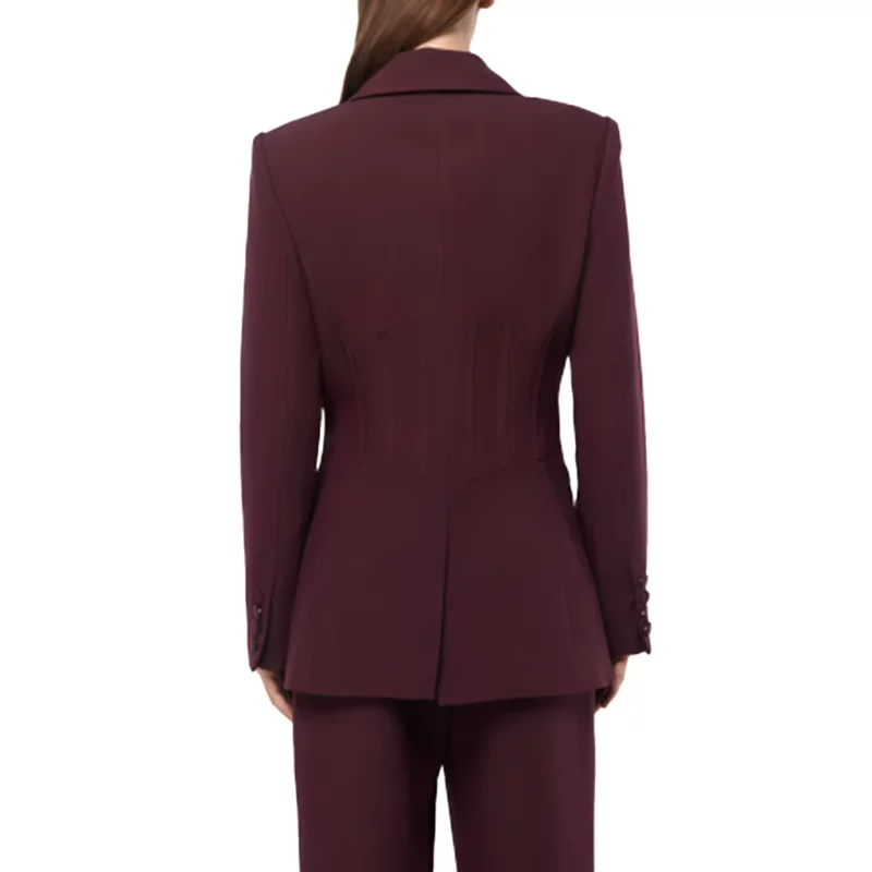 The Project 2025 Sarah Burgundy Blazer