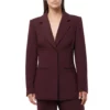 The Project 2025 Sarah Haris Burgundy Blazer