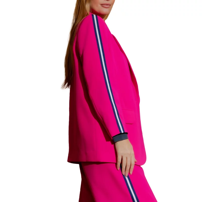 The Project 2025 Susie Pink Stripe Blazer