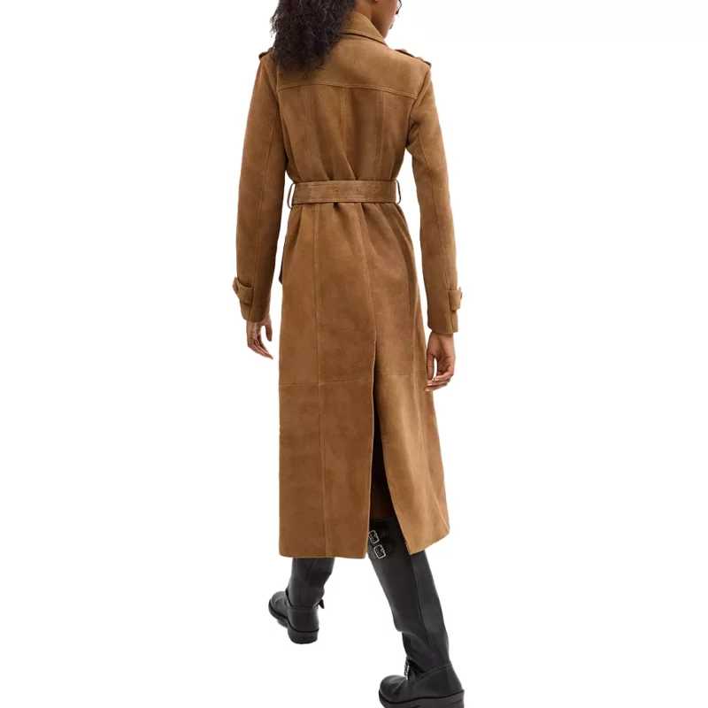 The Today Show 2025 Cynthia Erivo Suede Leather Coat
