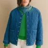 The Today Show 2025 MollyHunter Quilted Denim Jacket