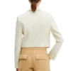 The Today Show Melissa Garcia Ivory Cropped Blazer