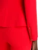 The View 2025 Joy Behar Red Moto Leather Jacket