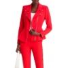 The View 2025 JoyBehar Red Moto Leather Jacket