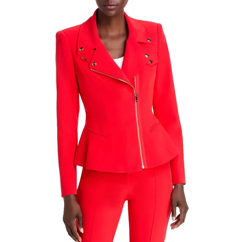 The View Joy Red Moto Jacket