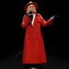Toni Storm AEW Collision 2025 Red Long Coat