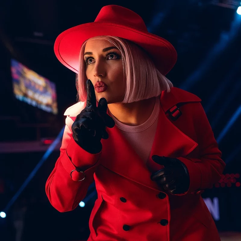 ToniStorm AEW Collision Red Coat