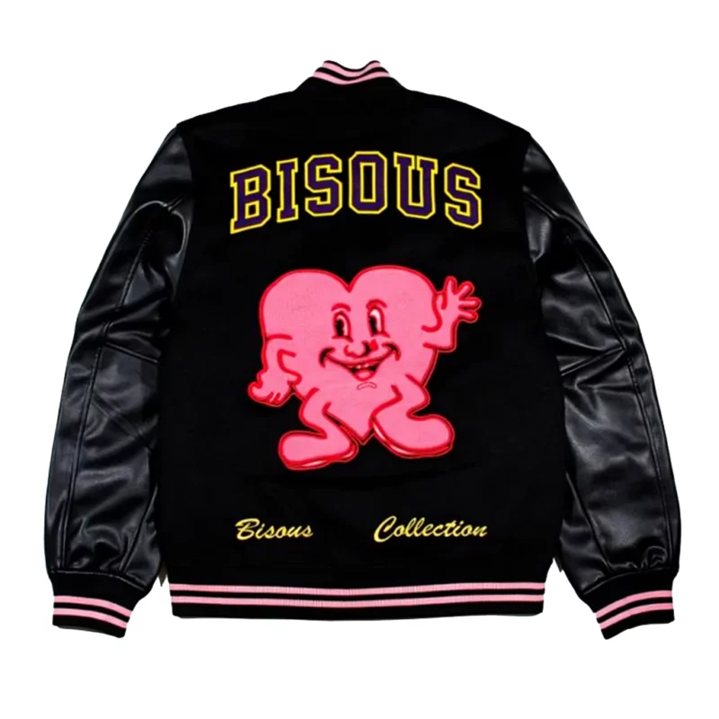 Too Much S01 LeoReich Black Varsity Jacket