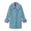 Too Much S01 Megan Stalter Fur Collar Coat