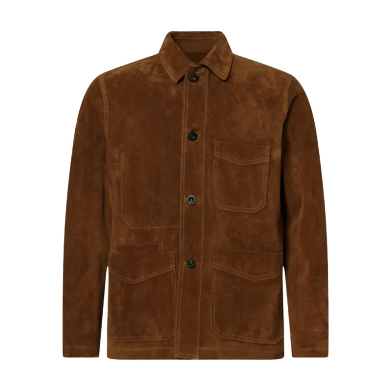 Tyler Green Criminal Minds Evolution Season 18 RJ Hatanaka Brown Suede Jacket