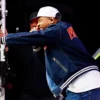 Will Smith Based on a True Story Tour 2025 Blue Denim Jacket