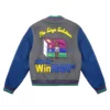 WinRAR Grey & Blue Varsity Jacket