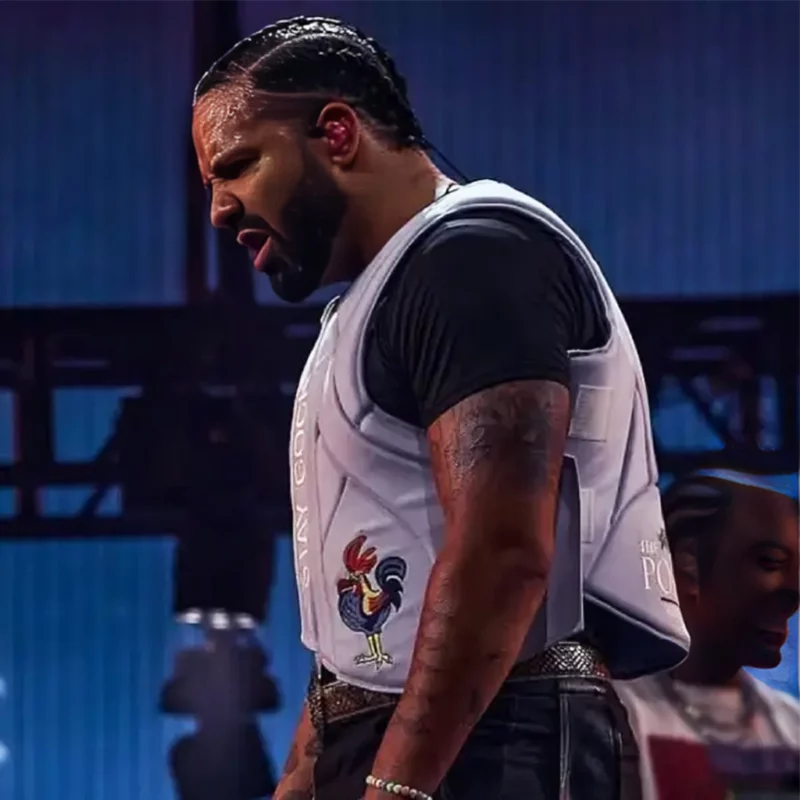 WirelessFestival 2025 Drake Stay Cocky Blue Vest