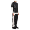 Lightweight Half Sleeves Leather Mens Shirt