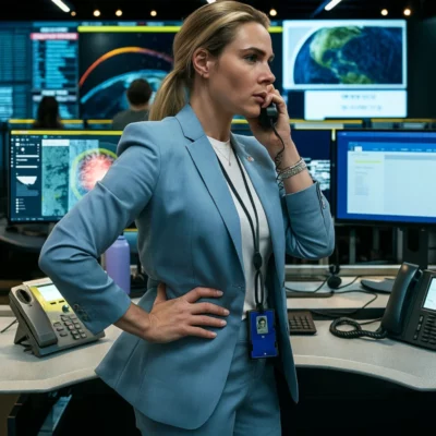 A House of Dynamite Rebecca Ferguson Blazer