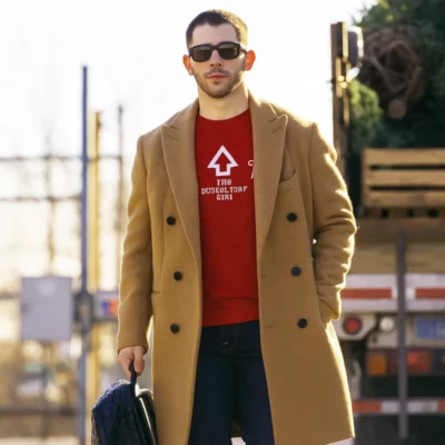 A Very Jonas Christmas Movie Nick Jonas Coat