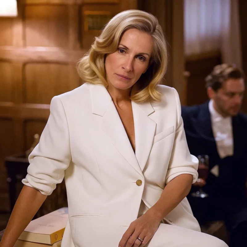 After the Hunt JuliaRoberts White Blazer