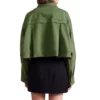 Andrea Bain The Social Green Cropped Jacket