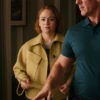 Angie Polaski Will Trent S03 Erika Christensen Brown Coat