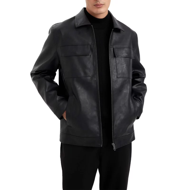 Asa Germann Gen V S02 Sam Riordan Leather Jacket