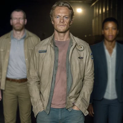 Atomic Alfie Allen Suede Jacket