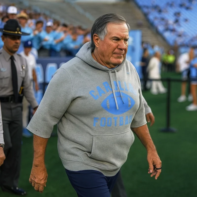 Bill Belichick Grey Pullover Hoodie