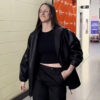 Caitlin Clark Leather Jacket